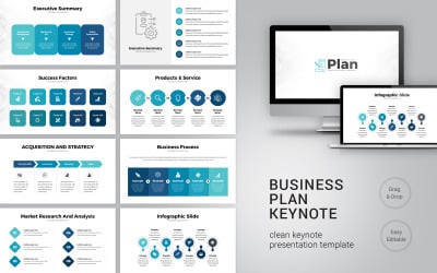 Businessplan-Präsentation - Keynote-Vorlage