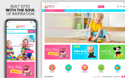 Büyük Eğlence - Çocuk Oyuncak Mağazası Shopify Teması