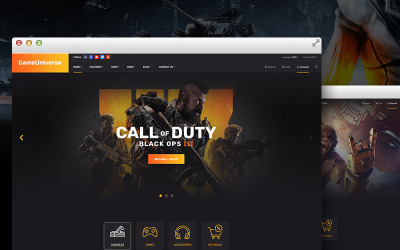 GameUniverse | Game Store Shopify-thema