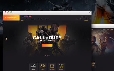 GameUniverse |游戏商店Shopify主题
