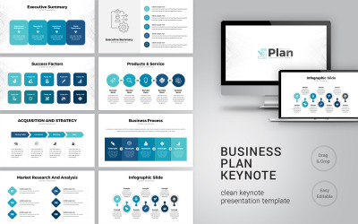 İş Planı Sunumu - Keynote şablonu