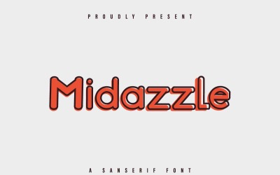 Midazzle typsnitt
