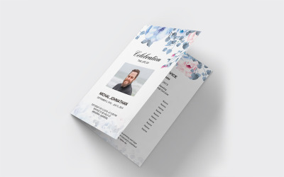 Programm zur Feier des Lebens - Vorlage für Corporate Identity