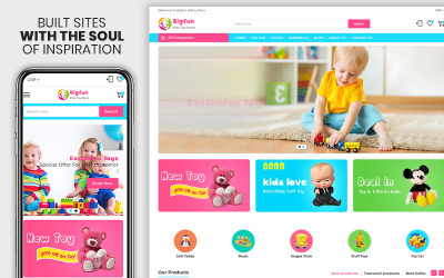Grande divertimento - Il tema Shopify del negozio di giocattoli per bambini