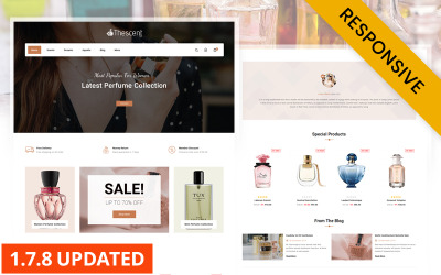 TheScent - PrestaShop-Thema für Parfümgeschäfte