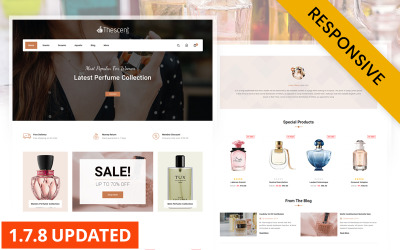 TheScent - Thème PrestaShop pour parfumerie