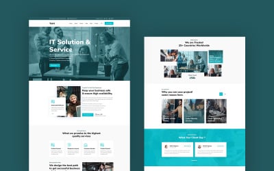 Tebit - IT 解决方案和技术 PSD 模板