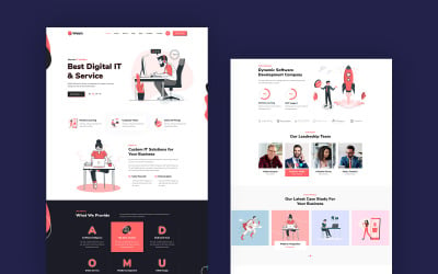 Webit - Plantilla PSD para empresas y soluciones de TI