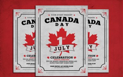 Canada Day Flyer - Vállalati-azonosság sablon