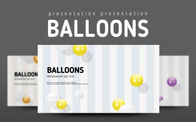 День народження вечірка шаблон PowerPoint