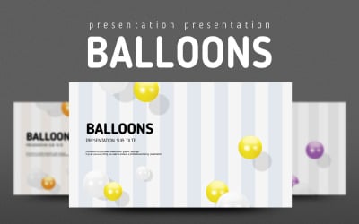 Doğum Günü Partisi PowerPoint şablonu