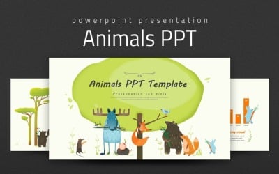 动物PPT PowerPoint模板