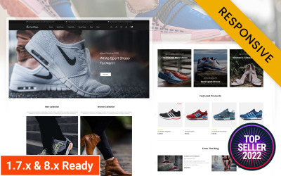 Footflops - Магазин обуви PrestaShop Адаптивная тема