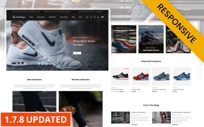 Footflops - motyw PrestaShop sklepu obuwniczego