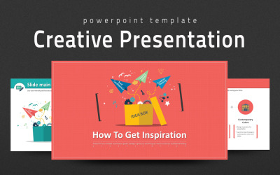 Kreatywna prezentacja szablon PowerPoint