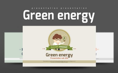 Modello PowerPoint per l&amp;#39;energia verde