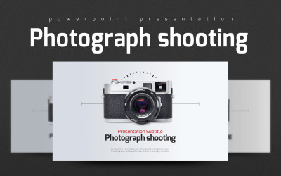 Modello PowerPoint PPT per fotocamera
