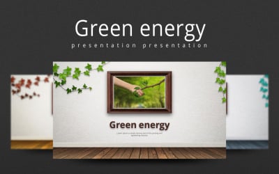 Plantilla de PowerPoint - energía verde