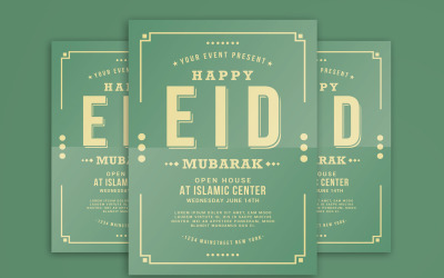 Volantino Eid Mubarak - Modello di identità aziendale