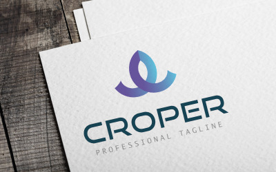 Croper Logo šablona