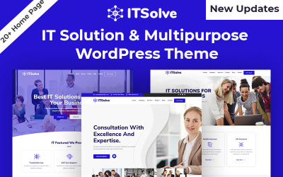IT-Solve – IT- und Business-Corporate-Elementor-WordPress-Theme.