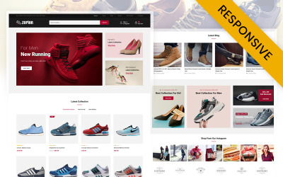 Zorion - Tema do WooCommerce da loja de sapatos online