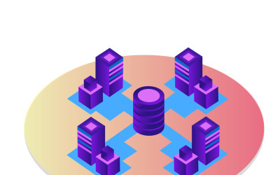 Ilustrace "Isometric Server" #108153