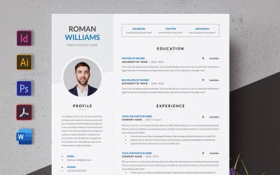 Nowoczesny szablon CV Premuin CV