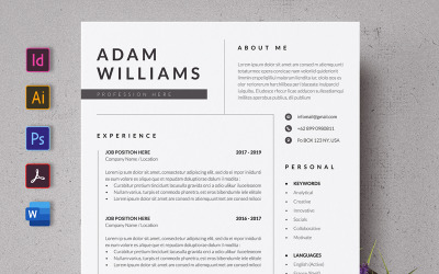 Simple CV Resume Template