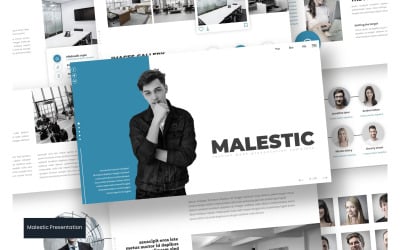 Modello PowerPoint Malestico