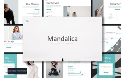 Modello PowerPoint Mandala