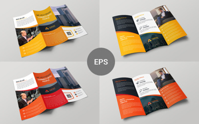 Brand Trifold Brochure - Corporate Identity Template
