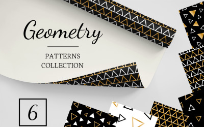 Elegant geometric triangle Pattern