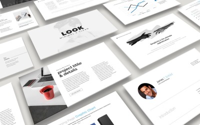 Modèle PowerPoint de look minimal