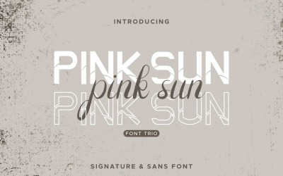 Pink Sun Font