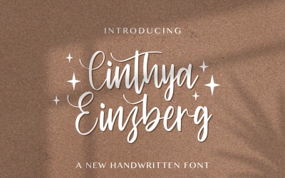 Cinthya Einzberg - Police manuscrite