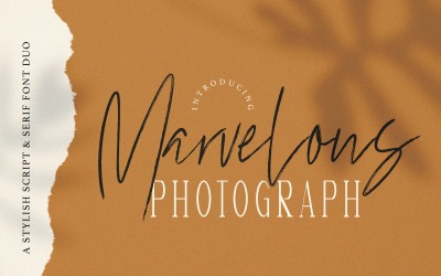 Fantastiskt fotografi - Duo Serif Font