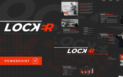 Locker – Többcélú PowerPoint-sablon
