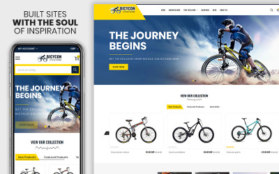 Reszponzív Bicycon - The Cycle & Bicycle Responsive Shopify sablon 108492