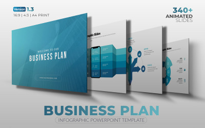 Szablon PowerPoint The Best Business-Plan #108467