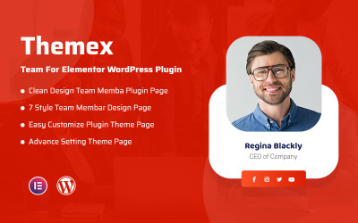 Themex Team For Elementor №108406