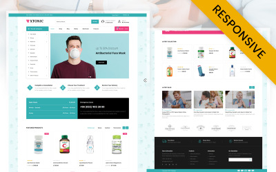 Xtonic Medicine Store WooCommerce Theme