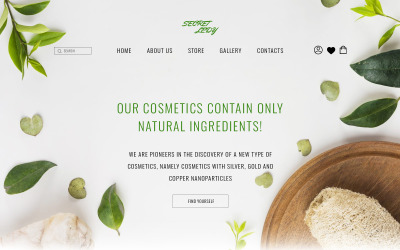 Beautikind - E-commerce PSD Template