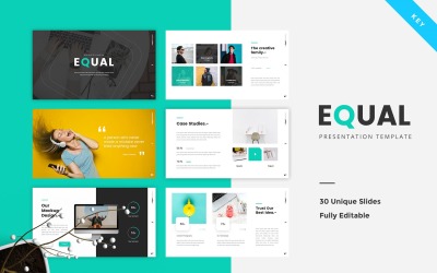 Equal - Minimal - Keynote template