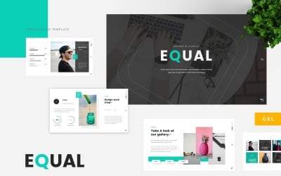 Equal - Minmal Google Slides
