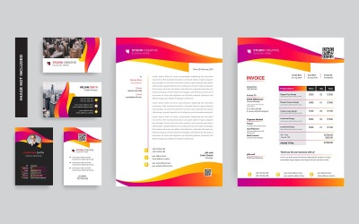 Relic Branding Stationery - Corporate Identity Template