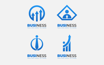 Un ensemble de modèles de logo de conception d&amp;#39;entreprise