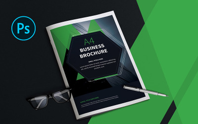 A4 Business Company Brochure - Vorlage für Unternehmensidentität