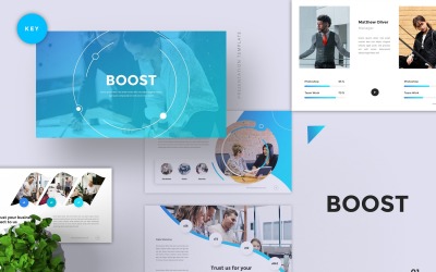 Boost - Business - шаблон Keynote