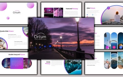 Circum - Creative Business PowerPoint шаблон